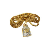 24in 3mm Rolo Chain With Jersey 23 Pendant STL_034 - WORLDSTARBLING
