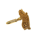 24in 3mm Curb Chain With Bullet Pendant STL_023 - WORLDSTARBLING