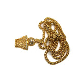 24in 3mm Rolo Chain With Basket Ball Pendant STL_002 - WORLDSTARBLING