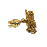 24in 3mm Curb Chain With Pharaoh Pendant S STL_012 - WORLDSTARBLING