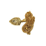 24in 3mm Curb Chain With Lion Head Pendant STL_024 - WORLDSTARBLING