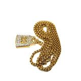 24in 3mm Rolo Chain With Jersey 23 Pendant STL_034 - WORLDSTARBLING
