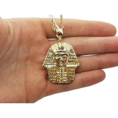 Rope Chain 2.5MM 10K With AHOTEP en OR 10K MNG-159 - WORLDSTARBLING