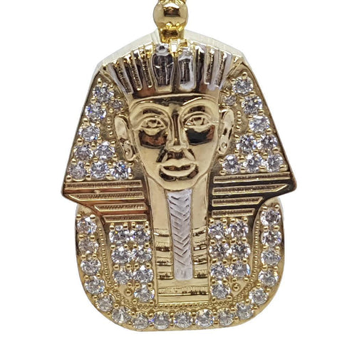 Rope Chain 2.5MM 10K With Akhenaten en OR 10K MNG-136 - WORLDSTARBLING
