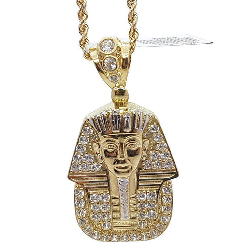 Rope Chain 2.5MM 10K With Menes en OR 10K MNG-137 - WORLDSTARBLING