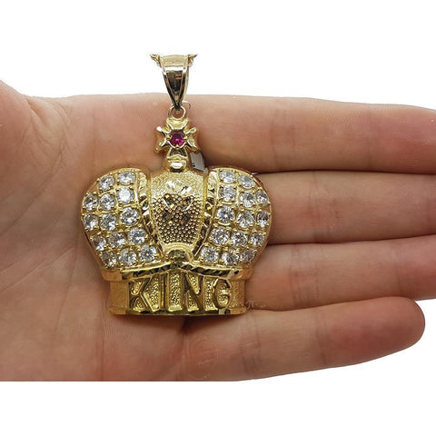 Rope Chain 2.5MM 10K With king en OR 10K MNG-132 - WORLDSTARBLING