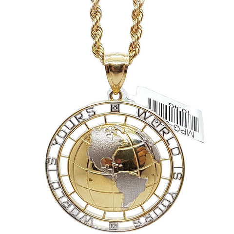 Rope Chain 3.0MM 10K With Fano en OR 10K MNG-173 - WORLDSTARBLING