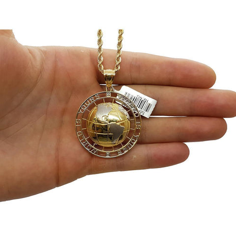 Rope Chain 3.0MM 10K With Fano en OR 10K MNG-173 - WORLDSTARBLING
