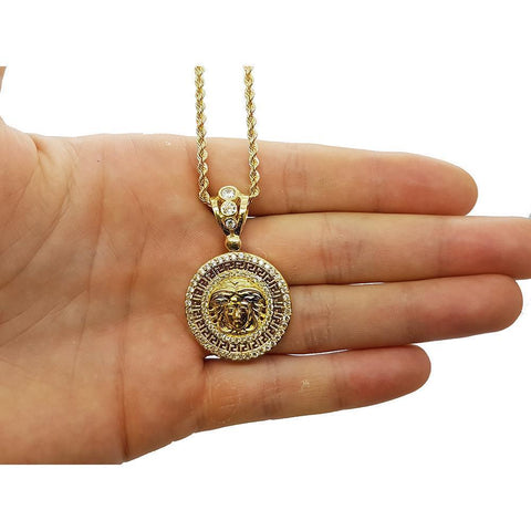Rope Chain 2.5MM 10K With Vers en OR 10K MNG-163 - WORLDSTARBLING