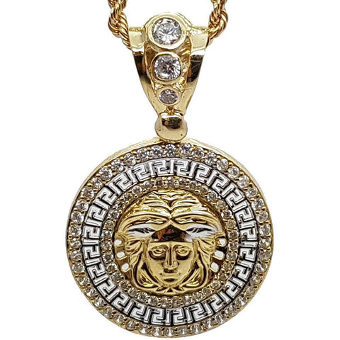 Rope Chain 2.5MM 10K With Vers en OR 10K MNG-163 - WORLDSTARBLING