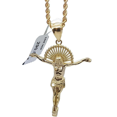 Rope Chain 2.5MM 10K With Vep en OR 10K MNG-003 - WORLDSTARBLING