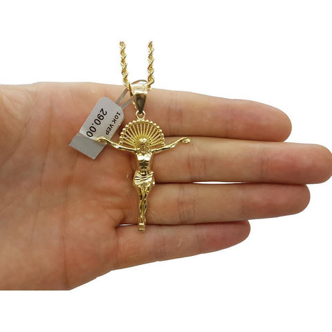 Rope Chain 2.5MM 10K With Vep en OR 10K MNG-003 - WORLDSTARBLING