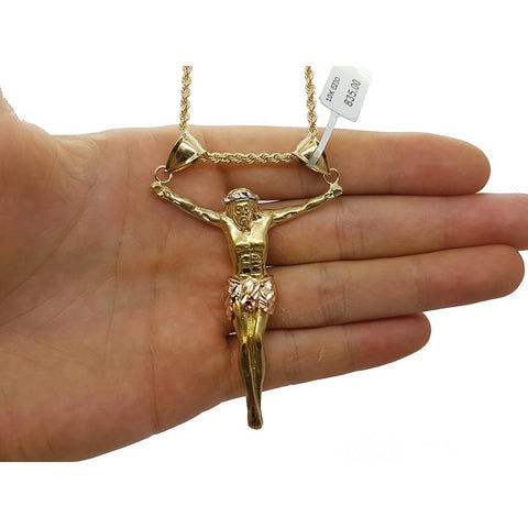 Rope Chain 2.5MM 10K With Ezio en OR 10K MNG-004 - WORLDSTARBLING