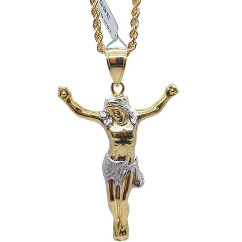Rope Chain 2.5MM 10K With Renato en OR 10K MNG-005 - WORLDSTARBLING