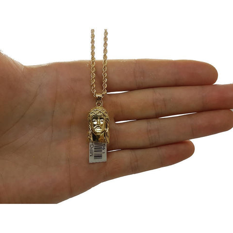 Rope Chain 2.5MM 10K With Agostino en OR 10K MNG-145 - WORLDSTARBLING