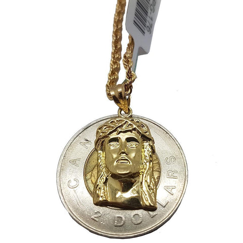 Rope Chain 2.5MM 10K With Agostino en OR 10K MNG-145 - WORLDSTARBLING