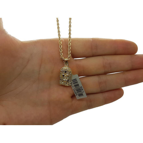 Rope Chain 2.5MM 10K With Christiano en OR 10K MNG-149 - WORLDSTARBLING