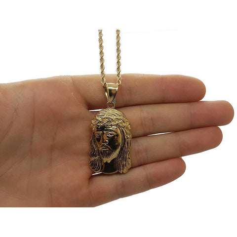 Rope Chain 2.5MM 10K With Abbe en OR 10K MNG-143 - WORLDSTARBLING
