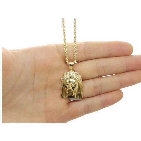 Rope Chain 2.5MM 10K With Villany en OR 10K MNG-038 - WORLDSTARBLING