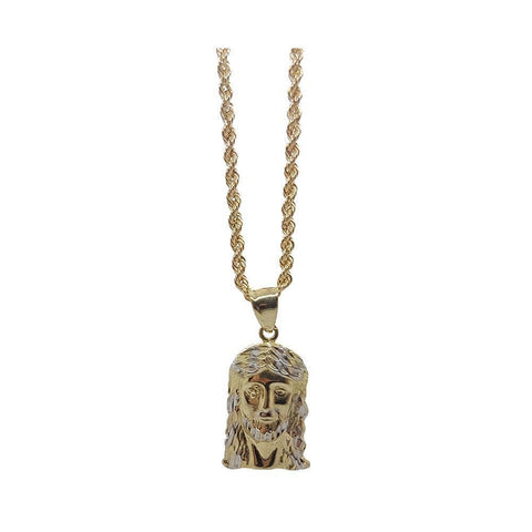 Rope Chain 2.5MM 10K With Basilio en OR 10K MNG-037 - WORLDSTARBLING