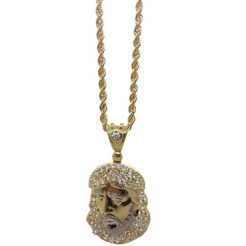 Rope Chain 2.5MM 10K With Jenoah en OR 10K MNG-036 - WORLDSTARBLING