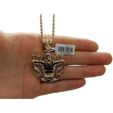Rope Chain 2.5MM 10K With Maceo en OR 10K MNG-033 - WORLDSTARBLING