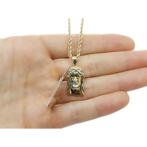 Rope Chain 2.5MM 10K With Bishop en OR 10K MNG-032 - WORLDSTARBLING