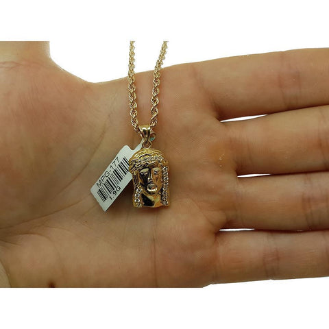 Rope Chain 2.5MM 10K With Christian en OR 10K MNG-148 - WORLDSTARBLING