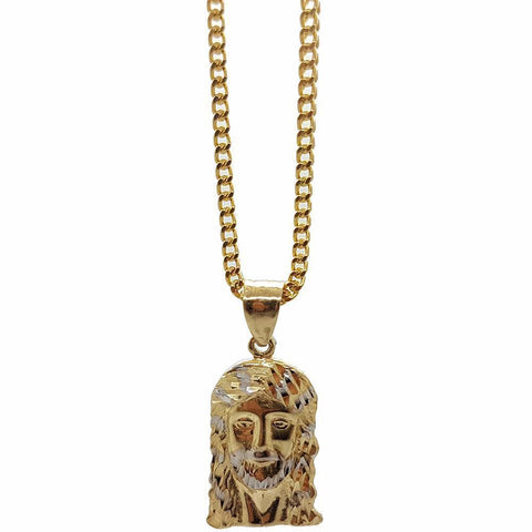 Franco 10K With Medallion Jesus 10K - WORLDSTARBLING