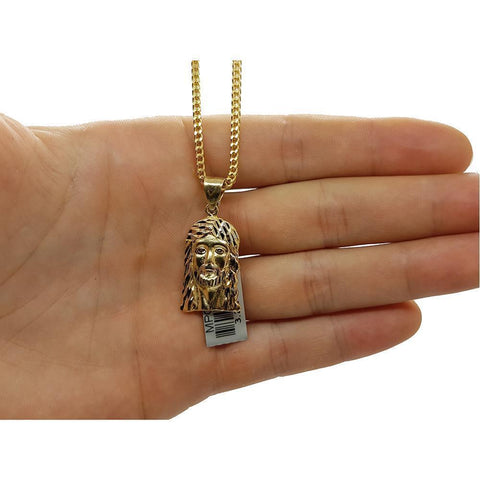 Franco 10K With Medallion Jesus 10K - WORLDSTARBLING
