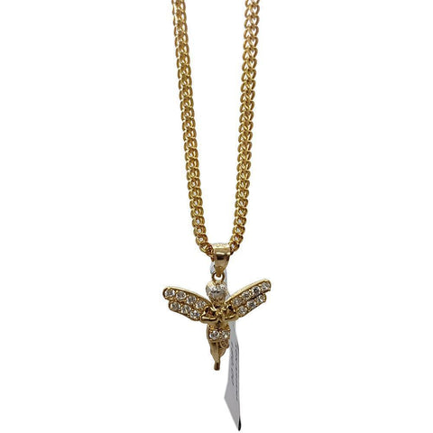 Chaine Franco 10K 2.2MM With Medallion Angle 10K MNG-050 - WORLDSTARBLING