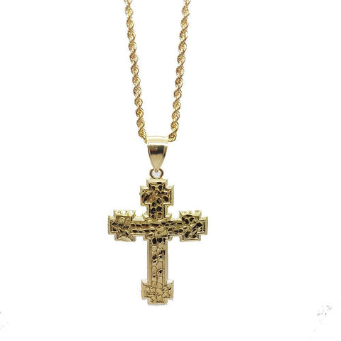 Rope chain 2.5MM With Cross NSA-010 - WORLDSTARBLING