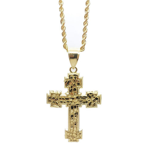 Rope chain 2.5MM With Cross NSA-010 - WORLDSTARBLING