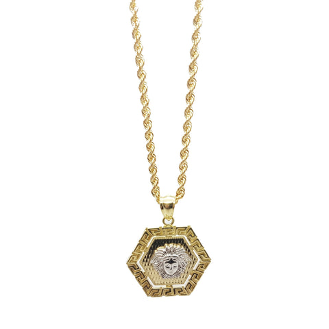Rope Chain 2.5MM With Medusa NSA-018 - WORLDSTARBLING