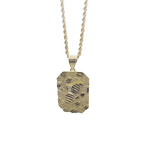 Rope Chain 2.5MM With Nugget NSA-022 - WORLDSTARBLING