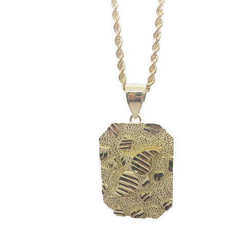Rope Chain 2.5MM With Nugget NSA-022 - WORLDSTARBLING