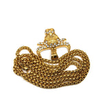 24in 3mm Rolo Chain With Big Bull Pendant STL_029 - WORLDSTARBLING