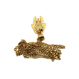 24in 3mm Curb Chain With Pharaoh Pendant S STL_012 - WORLDSTARBLING
