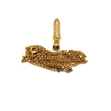 24in 3mm Curb Chain With Bullet Pendant STL_023 - WORLDSTARBLING