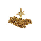 24in 3mm Curb Chain With Jesus Angel Pendant STL_018 - WORLDSTARBLING