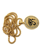 24in 3mm Rolo Chain With Egyptian Eye Pendant STL_014 - WORLDSTARBLING