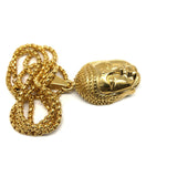 24in 3mm Rolo Chain With Buddha Head Pendant STL_001 - WORLDSTARBLING