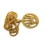 24in 3mm Rolo Chain With Rolex Icon Pendant STL_008 - WORLDSTARBLING