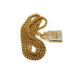 24in 3mm Rolo Chain With Jersey 23 Pendant STL_034 - WORLDSTARBLING