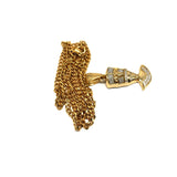 24in 3mm Curb Chain With Pharaoh Pendant STL_021 - WORLDSTARBLING