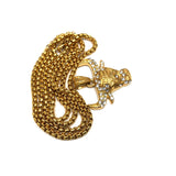 24in 3mm Rolo Chain With Big Bull Pendant STL_029 - WORLDSTARBLING