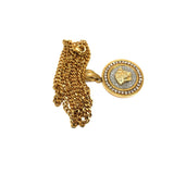 24in 3mm Curb Chain With Round Versatchi Pendant STL_026 - WORLDSTARBLING