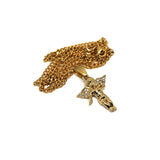 24in 3mm Curb Chain With Jesus Angel Pendant STL_018 - WORLDSTARBLING