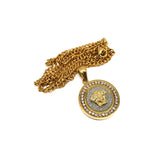24in 3mm Curb Chain With Round Versatchi Pendant STL_026 - WORLDSTARBLING