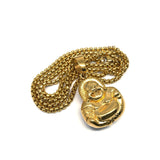 24in 3mm Rolo Chain With Buddha Head Pendant STL_031 - WORLDSTARBLING